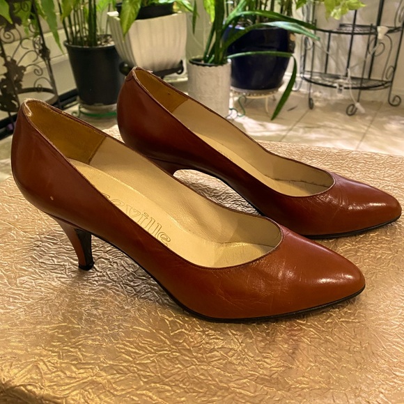 SEVILLE BROWN HIGH HEELS - Picture 3 of 5